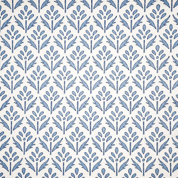 Floraison # 132 Bluebonnet by Maxwell Designer Fabric Color Theory-Vol. Ix Pacific 100% COTTON SPAIN V-3.5" H-2.3" 55" - Swanky Fabrics -