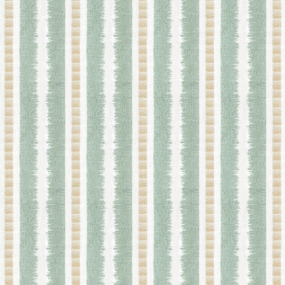Franklin 2 Mineral by Stout Designer Fabric RAINBOW LIBRARY SPRAY/SHORELINE 60%LIN 40%COT %BEMB INDIA Horizontal: 8.375 and Vertical: 15.75 51 in - Swanky Fabrics -