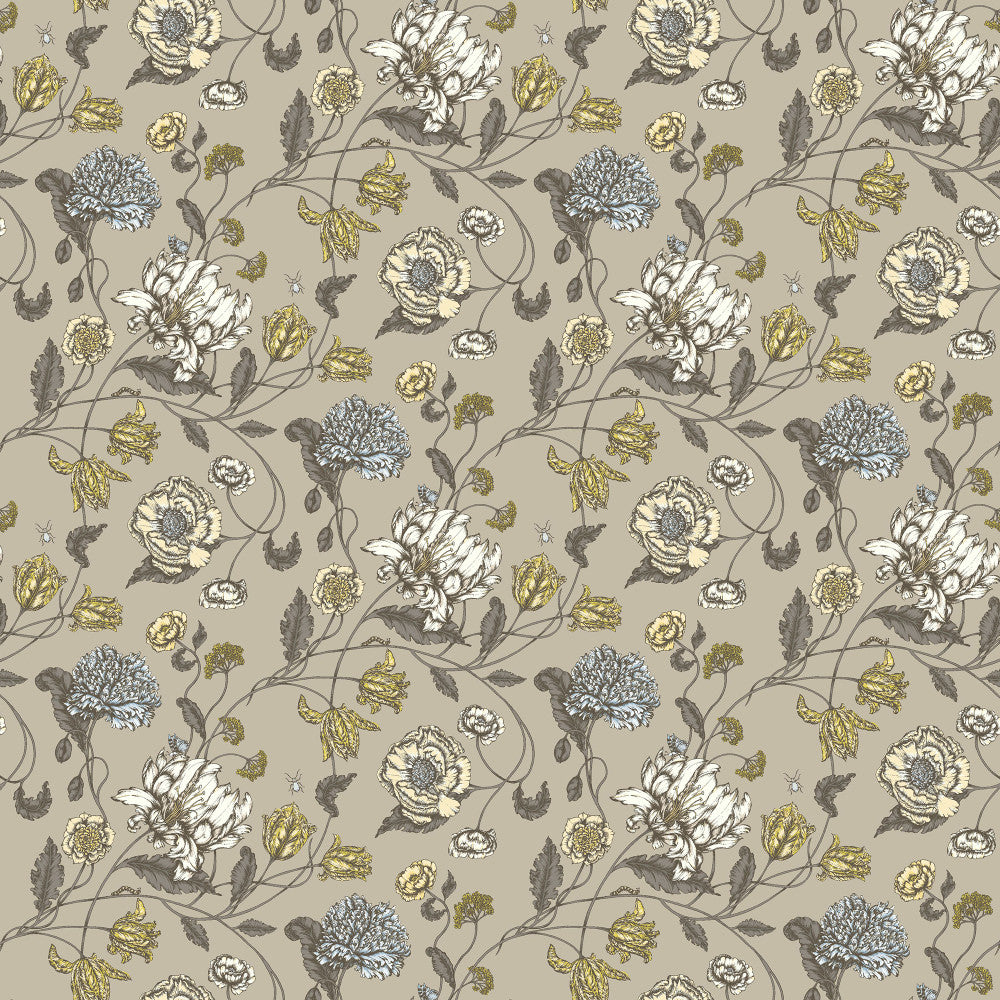 Freesia 32J7751 by JF Blendworth Designer Fabric Hampshire Book 100% Cotton Netherlands 20000 Horizontal: 27.125 and Vertical: 24.5 57 - Swanky Fabrics -