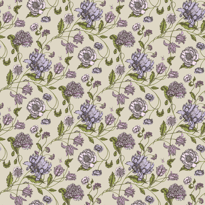 Freesia 51J7751 by JF Blendworth Designer Fabric Hampshire Book 100% Cotton Netherlands 20000 Horizontal: 27.125 and Vertical: 24.5 57 - Swanky Fabrics -