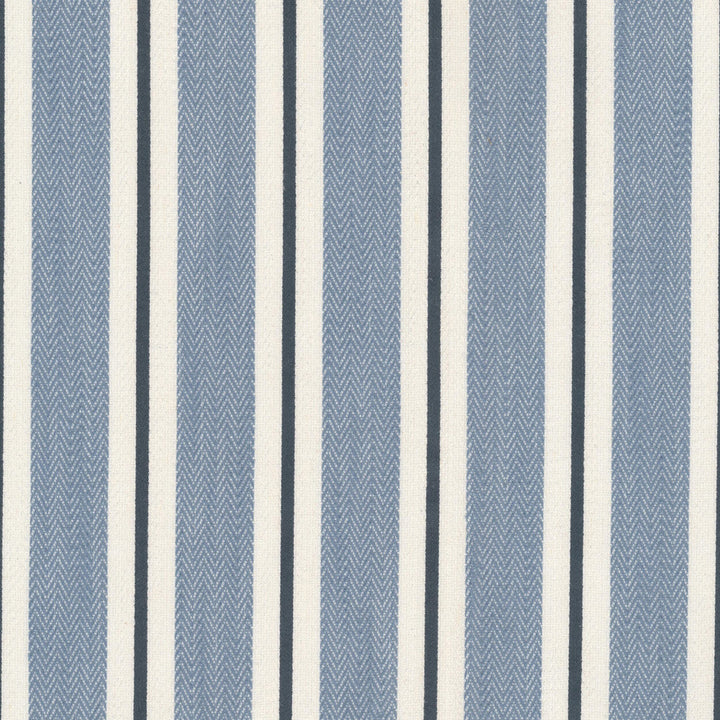 Fugazi 1 Colonial by Stout Designer Fabric RAINBOW LIBRARY HAZE/SKY 96%COT 4%POL INDIA Horizontal: 2.375 and Vertical: 0.000 55 in - Swanky Fabrics -