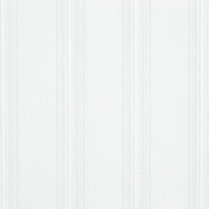 Bromley Stripe Snow White FWW7101 by Thibaut Designer Fabric