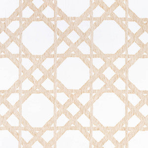 Cyrus Cane Embroidery Sand FWW7133 by Thibaut Designer Fabric