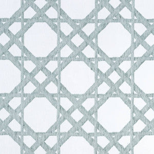 Cyrus Cane Embroidery Emerald FWW7136 by Thibaut Designer Fabric