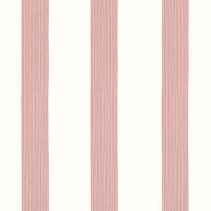 Sabine Stripe Cranberry FWW81734 by Thibaut Designer Fabric