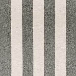 Newport Stripe Black and Linen FWW8216 by Thibaut Designer Fabric
