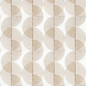 Cyclone Embroidery Mocha FWW8254 by Thibaut Designer Fabric