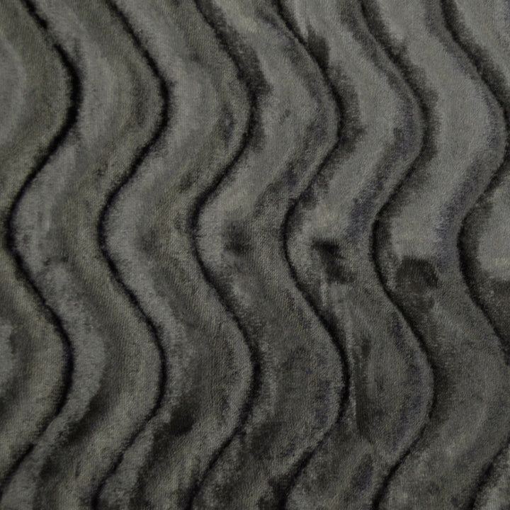 Flatbush Charcoal by Europatex Designer Fabric Flatbush 100% Polyester China Horizontal: 1.5" and Vertical: N/A 110" - Swanky Fabrics -