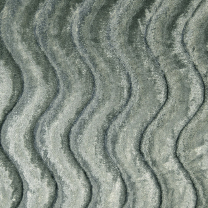 Flatbush Steel by Europatex Designer Fabric Flatbush 100% Polyester China Horizontal: 1.5" and Vertical: N/A 110" - Swanky Fabrics -