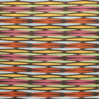 Follow Up Mountain 2248911008 by Carole Designer Fabric Exclusive Tango Red 54% Rayon, 46% Polyester USA H: 5 1/8"V, 7 1/4"H 54" Minimum (See sample for specifics) - Swanky Fabrics- Carole Exclusive