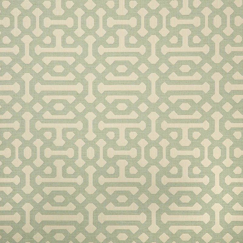 45991-0000 Fretwork  Mist by Sunbrella Designer Fabric our website for purchase 100% Sunbrella Acrylic USA (see sample) 14.74" 54"  - Swanky Fabrics -