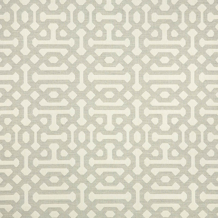 45991-0002 Fretwork Pewter by Sunbrella Designer Fabric Cushion Furniture Drapery Fabrics > Sunbrella Jacquards 100% Acrylic USA or Imported 14.74" 54" - Swanky Fabrics -