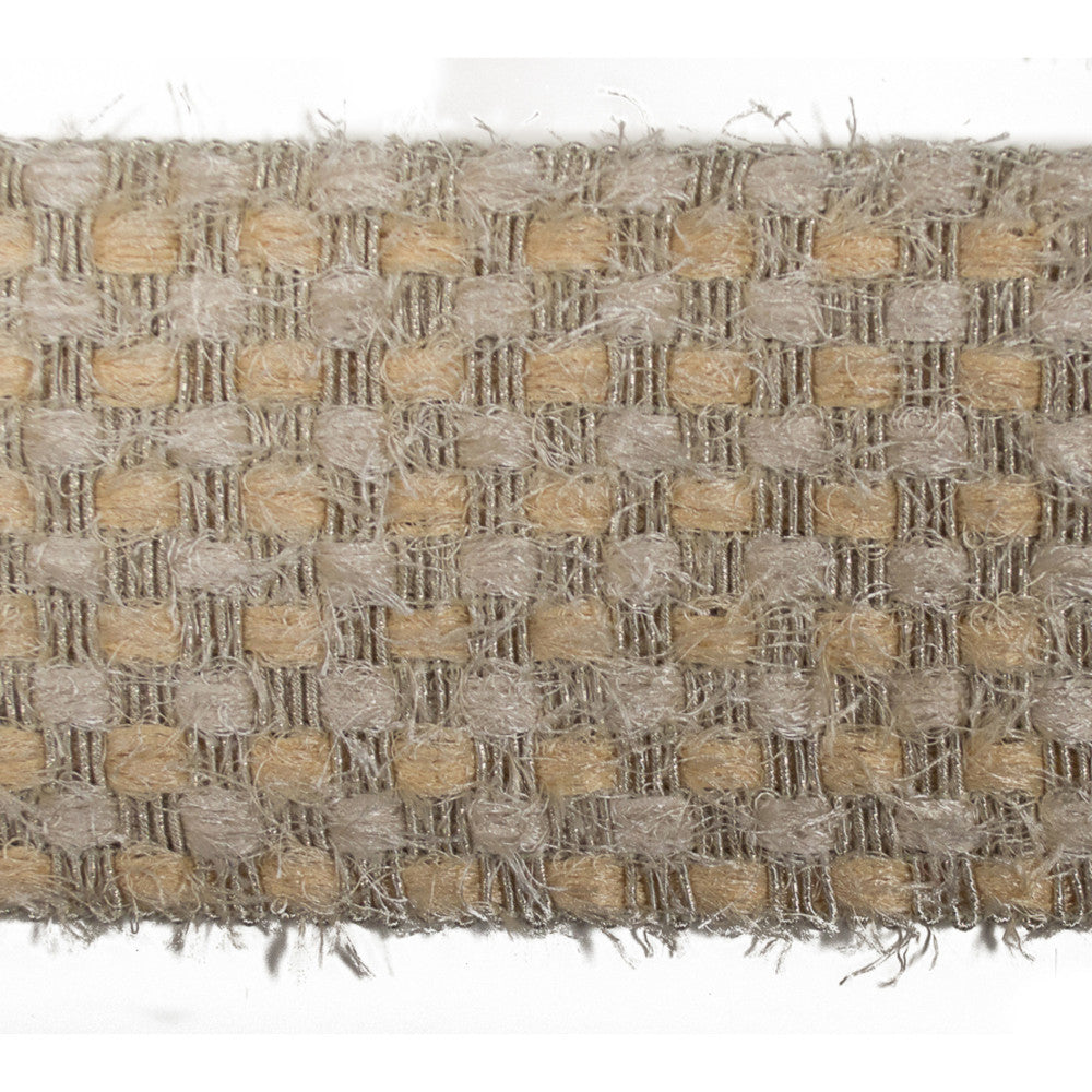 Fuzzy Jicama by Europatex Designer Fabric Fuzzy 47.6% Polyester, 31.7% Cotton, 20.7% Metallic Yarns 3.50 inches - Swanky Fabrics -