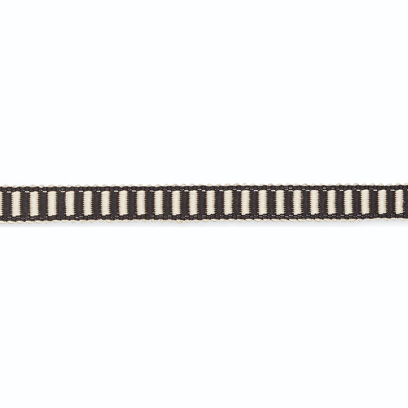 Claudine Silk Gimp 1/2" Obsidian/Pewter G500-13 by Schumacher Designer Trim SCHUMACHER TRIM PROGRAM See Sample UNITED STATES OF AMERICA TO BE DETERMINED </p><p>Repeat: Horizontal: - and Vertical: - 0 1/2" WIDE (1CM) - Swanky Fabrics -