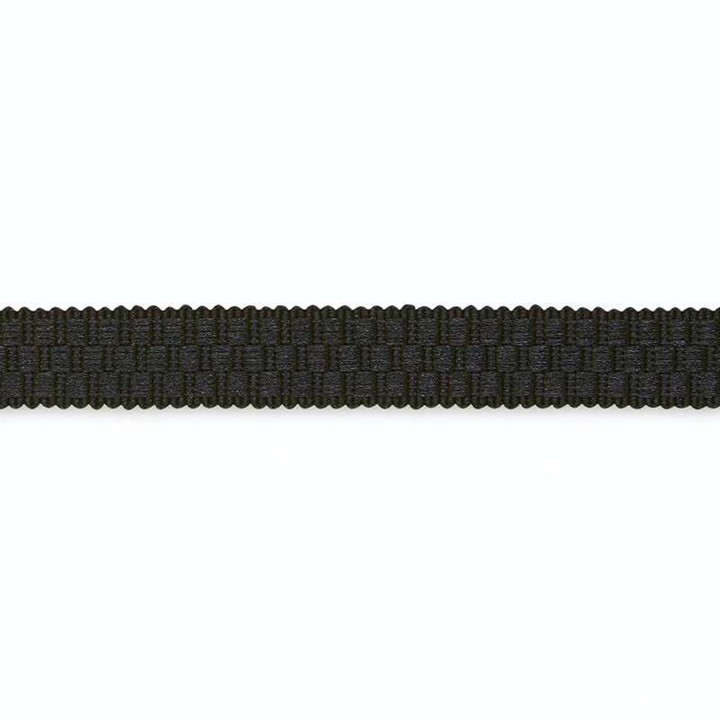 Eleanor Gimp Jet G503-2 by Schumacher Designer Trim SCHUMACHER TRIM PROGRAM See Sample UNITED STATES OF AMERICA TO BE DETERMINED </p><p>Repeat: Horizontal: - and Vertical: - 0 1/2" WIDE (1CM) - Swanky Fabrics -