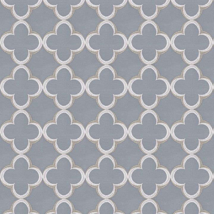 Gable 1 Slate by Stout Designer Fabric COLOR MY WINDOW BLUE/NAVY 70%COT 30%POL %PEMB INDIA Horizontal: 4.750 and Vertical: 4.750 52 in - Swanky Fabrics -