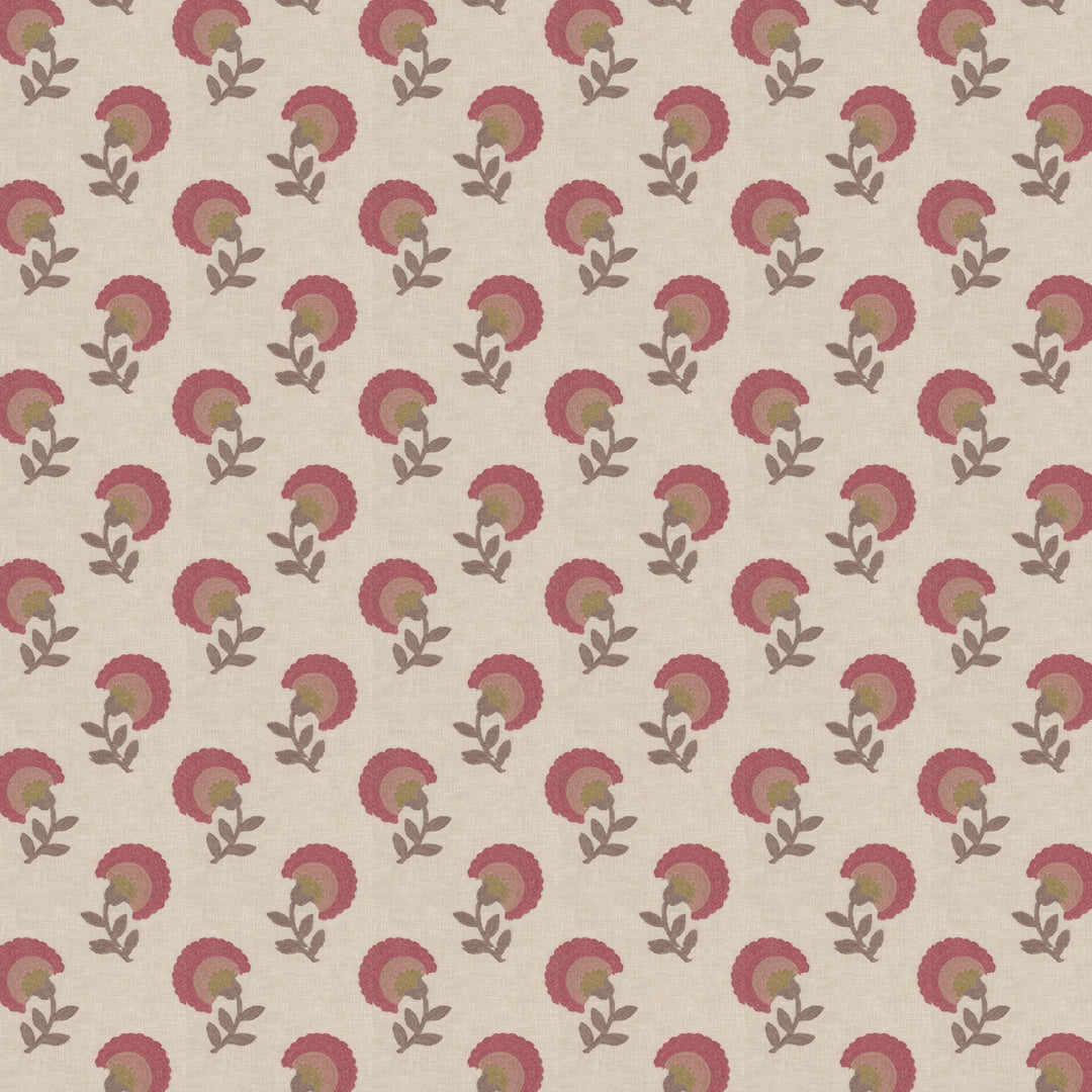 Gaiety 2 Raspberry by Stout Designer Fabric