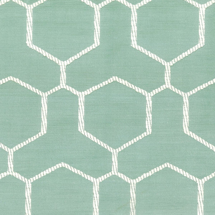 Gainful 1 Aqua by Stout Designer Fabric COMFORTABLE LIVING SEAMIST/AQUA 75%COT 25%POL INDIA </p><p>Repeat: 5.125 57 in - Swanky Fabrics -