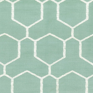 Gainful 1 Aqua by Stout Designer Fabric