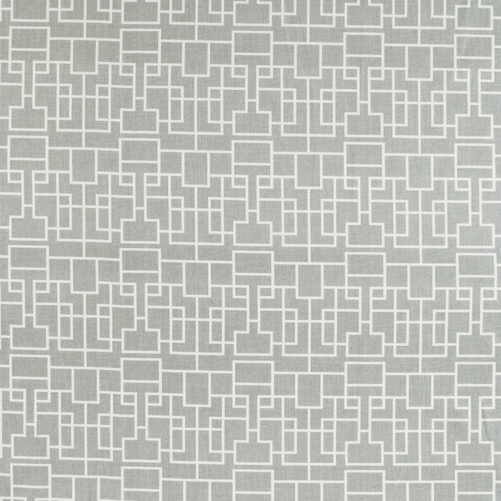 Garden Key Dove by Kravet Design Designer Fabric BARBARA BARRY HOME MIDSUMMER COTTON - 90%;LINEN - 10% United Kingdom - Horizontal: 6.75 and Vertical: 6.96 54 - Swanky Fabrics -