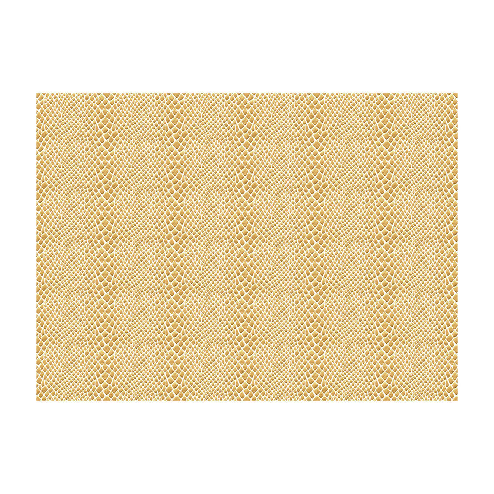 Gator Glam White Gold by Kravet Couture Designer Fabric MODERN LUXE COTTON - 38%;LINEN - 36%;POLYESTER - 26% Italy HEAVY Horizontal: 3 and Vertical: 2 55 - Swanky Fabrics -