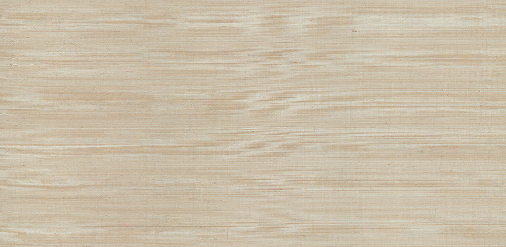 Sisal Grasscloth Silver & Beige Metallic Wallpaper by York Wallcoverings Designer Grasscloth II Covers about 72 square feet 36-in by 24-ft long roll Unpasted 0 - Swanky Fabrics -