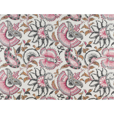 Orlando Rosa/Gris by Gaston Y Daniela Designer Fabric GASTON UPTOWN VISCOSE - 67%;LINEN - 33% Spain - Horizontal: 23.5 and Vertical: 19.25 55 - Swanky Fabrics -
