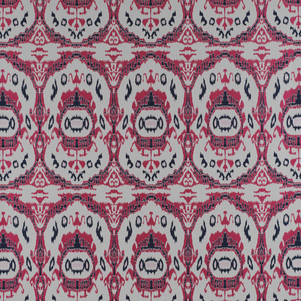 Goya Rosa/Marino by Gaston Y Daniela Designer Fabric MADRID VISCOSE - 78%;POLYESTER - 22% Turkey MEDIUM Horizontal: 13.9 and Vertical: 26.4 55 - Swanky Fabrics -