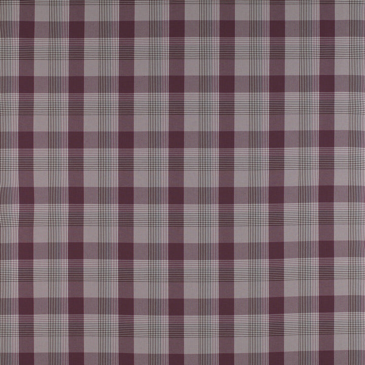 Preciados Berenjena by Gaston Y Daniela Designer Fabric MADRID COTTON - 100% Portugal HEAVY Horizontal: 4 and Vertical: 4 55 - Swanky Fabrics -