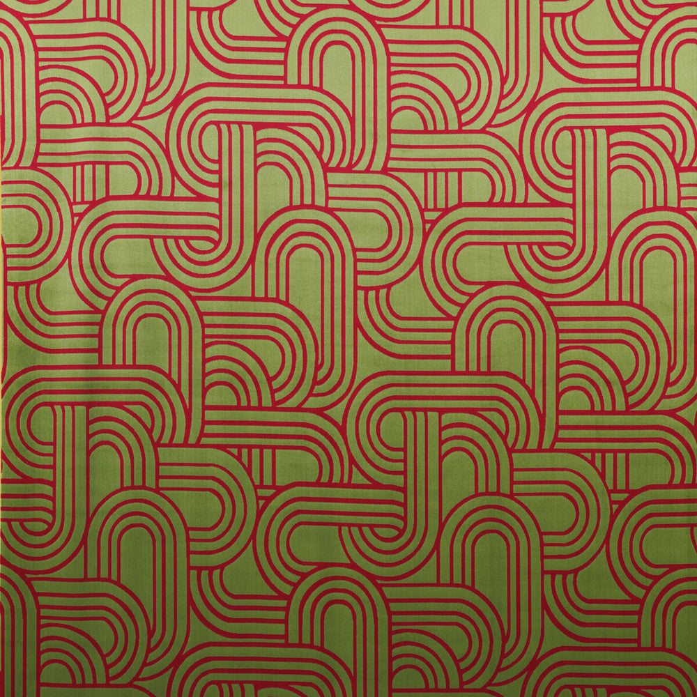 Princesa Verde/Frambuesa by Gaston Y Daniela Designer Fabric MADRID ACRYLIC - 64%;POLYESTER - 36% Spain MEDIUM Horizontal: 27.6 and Vertical: 44 55 - Swanky Fabrics -