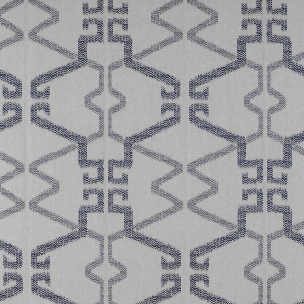Caprera Azul/Gris by Gaston Y Daniela Designer Fabric TIERRAS LINEN - 90%;POLYESTER - 10% Turkey - Horizontal: 28.93 and Vertical: 28.93 118 - Swanky Fabrics -