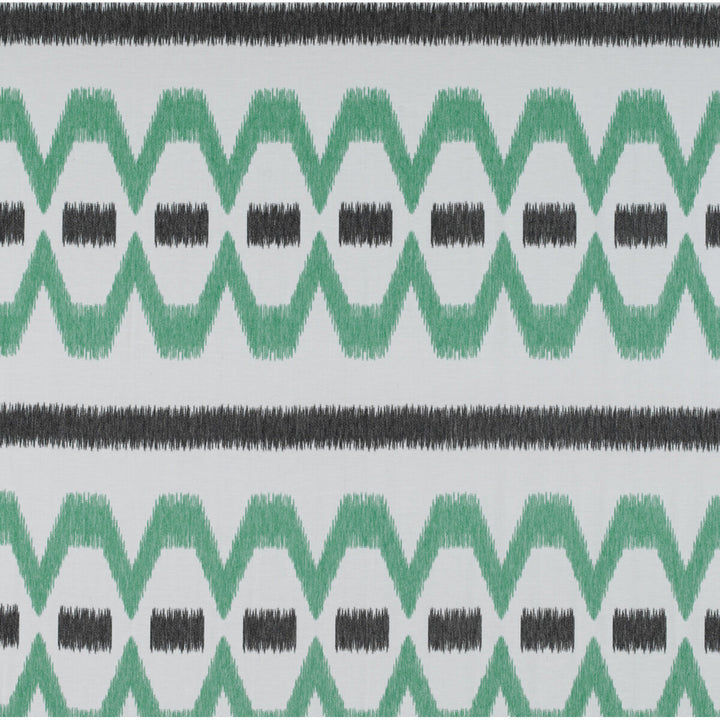 Lampedusa Onyx/Verde Menta by Gaston Y Daniela Designer Fabric TIERRAS LINEN - 90%;VISCOSE - 10% Turkey - Horizontal: 6.88 and Vertical: 29.72 118 - Swanky Fabrics -