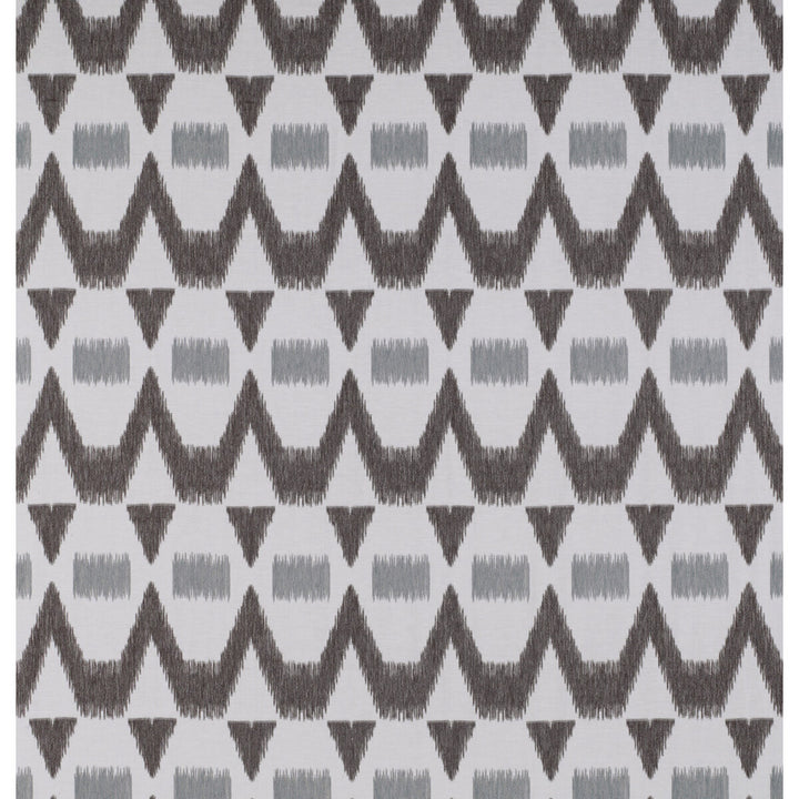 Montecristo Gris/Chocolate by Gaston Y Daniela Designer Fabric TIERRAS LINEN - 94%;VISCOSE - 6% Turkey - Horizontal: 6.88 and Vertical: 14.96 118 - Swanky Fabrics -