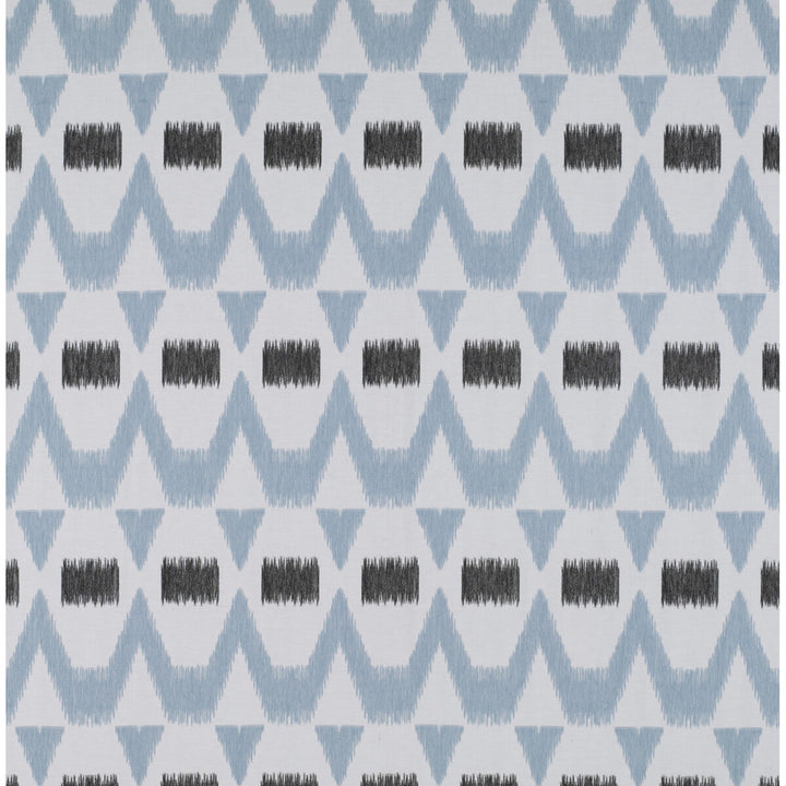Montecristo Onyx/Azul Claro by Gaston Y Daniela Designer Fabric TIERRAS LINEN - 94%;VISCOSE - 6% Turkey Horizontal: 6.88 and Vertical: 14.96 118 - Swanky Fabrics -