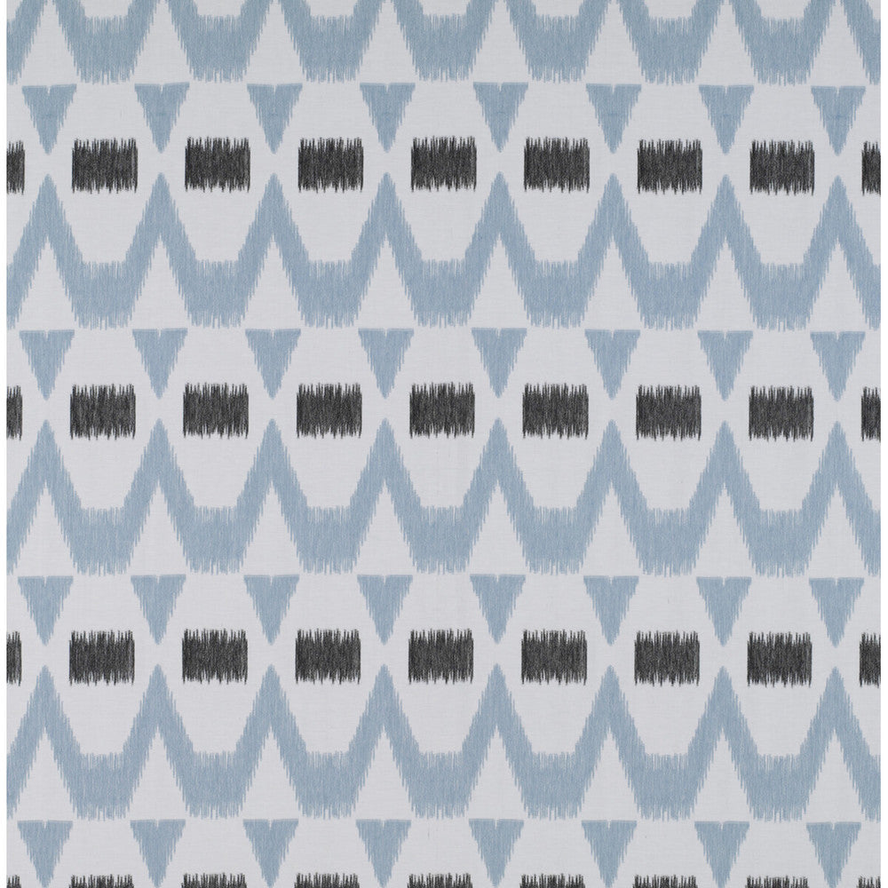 Montecristo Onyx/Azul Claro by Gaston Y Daniela Designer Fabric TIERRAS LINEN - 94%;VISCOSE - 6% Turkey - Horizontal: 6.88 and Vertical: 14.96 118 - Swanky Fabrics -
