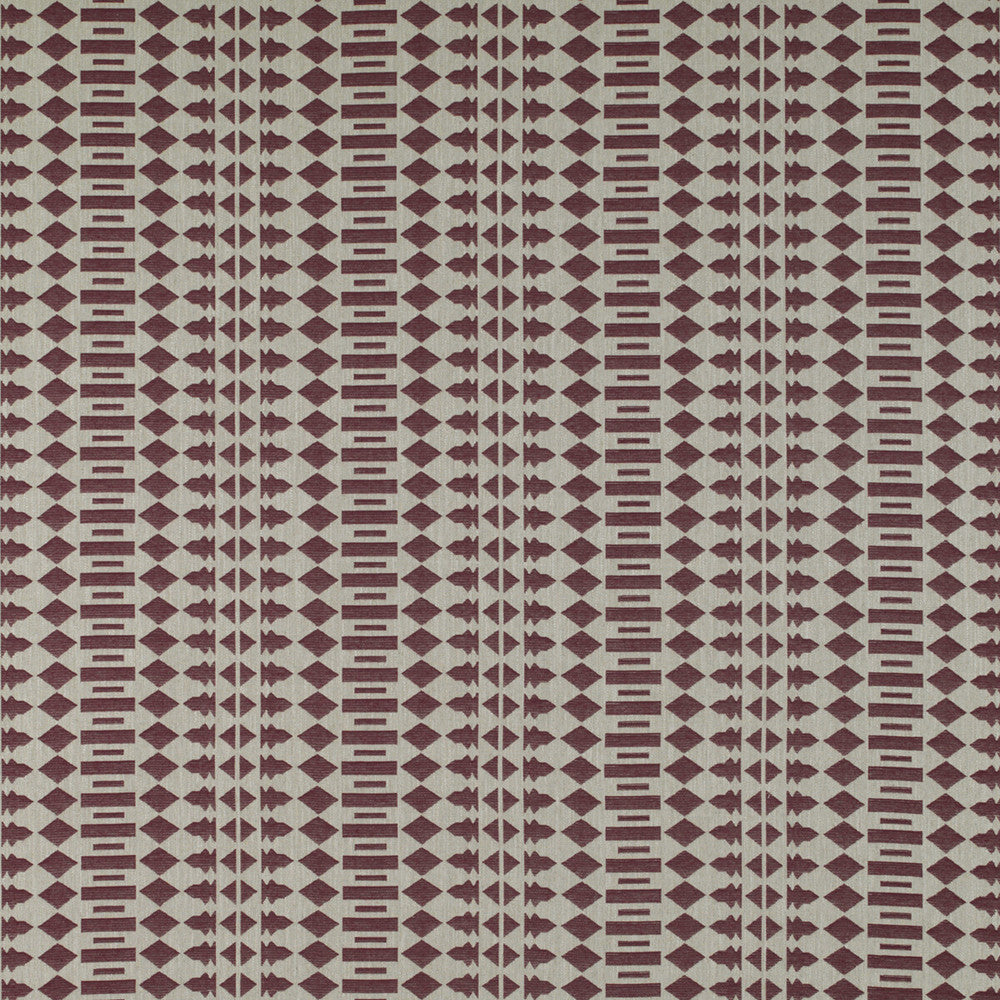 Pavia Burdeos by Gaston Y Daniela Designer Fabric TIERRAS COTTON - 40%;VISCOSE - 30%;ACRYLIC - 10%;LINEN - 10%;POLYESTER - 10% Italy HEAVY Horizontal: 14.17 and Vertical: 1.57 55 - Swanky Fabrics -