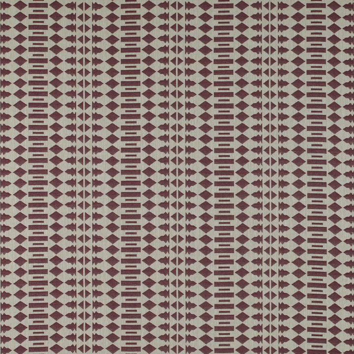 Pavia Burdeos by Gaston Y Daniela Designer Fabric TIERRAS COTTON - 40%;VISCOSE - 30%;ACRYLIC - 10%;LINEN - 10%;POLYESTER - 10% Italy HEAVY Horizontal: 14.17 and Vertical: 1.57 55 - Swanky Fabrics -
