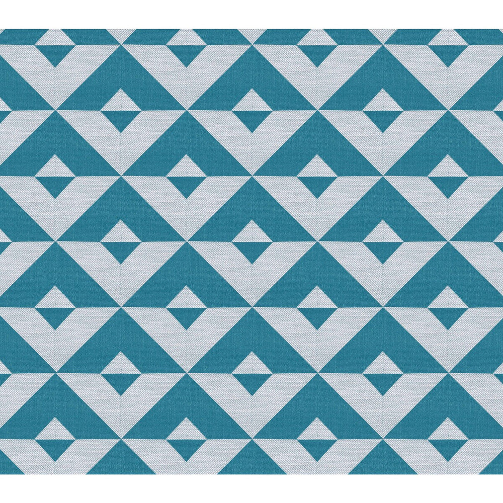 Kenia Oceano by Gaston Y Daniela Designer Fabric GASTON AFRICALIA VISCOSE - 46%;LINEN - 22%;COTTON - 21%;POLYESTER - 11% Italy HEAVY Horizontal: 13.78 and Vertical: 15.75 55 - Swanky Fabrics -