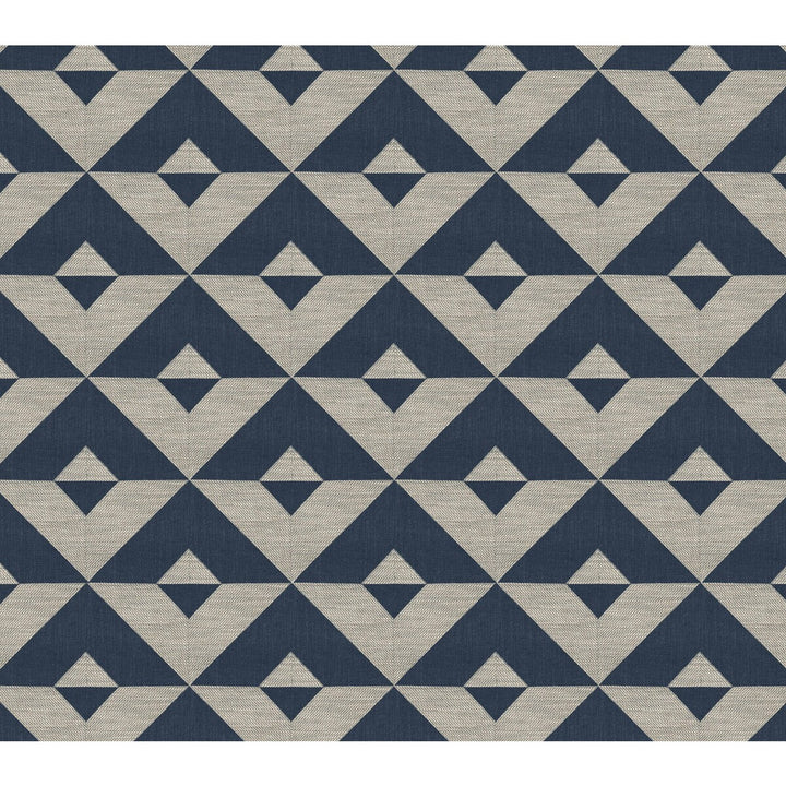 Kenia Azul Oscuro by Gaston Y Daniela Designer Fabric GASTON AFRICALIA VISCOSE - 46%;LINEN - 22%;COTTON - 21%;POLYESTER - 11% Italy HEAVY Horizontal: 13.78 and Vertical: 15.75 55 - Swanky Fabrics -