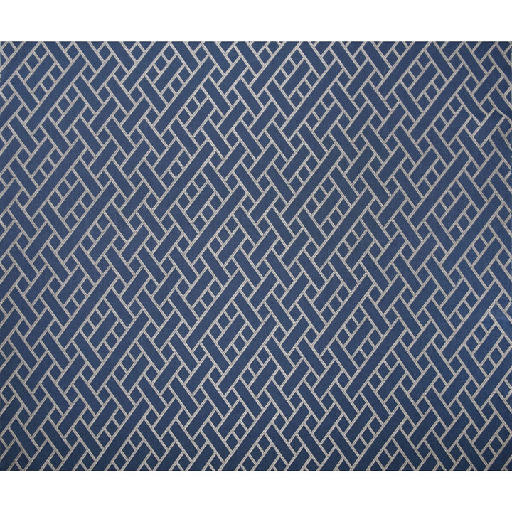 Nairobi Azul Oscuro by Gaston Y Daniela Designer Fabric GASTON AFRICALIA VISCOSE - 46%;LINEN - 22%;COTTON - 21%;POLYESTER - 11% Italy HEAVY Horizontal: 13.78 and Vertical: 55.12 55 - Swanky Fabrics -