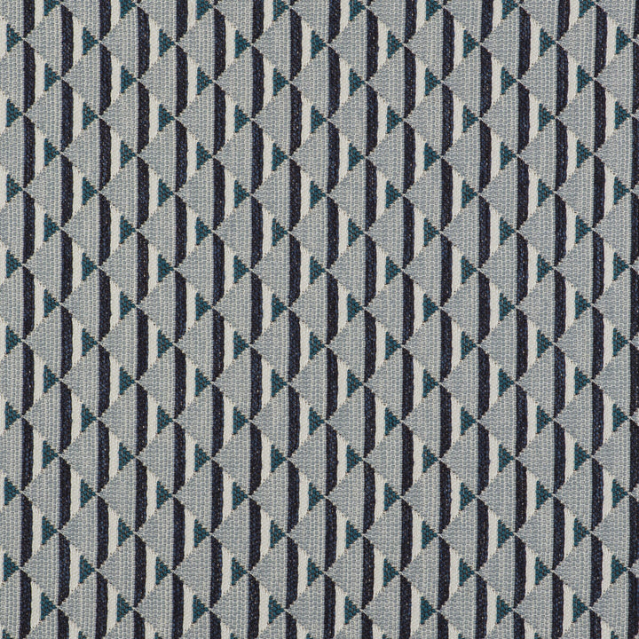 Piramides Azul by Gaston Y Daniela Designer Fabric GASTON LIBRERIA POLYOLEFIN FR - 67%;POLYESTER FR - 33% Italy HEAVY Horizontal: 1.38 and Vertical: 1.38 55 - Swanky Fabrics -