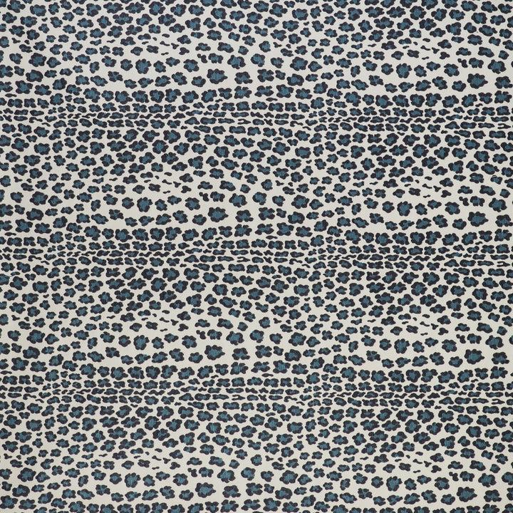 Leopardo Azul by Gaston Y Daniela Designer Fabric GASTON LIBRERIA POLYOLEFIN FR - 72%;POLYESTER FR - 28% Spain HEAVY Horizontal: 27.58 and Vertical: 27.58 55 - Swanky Fabrics -