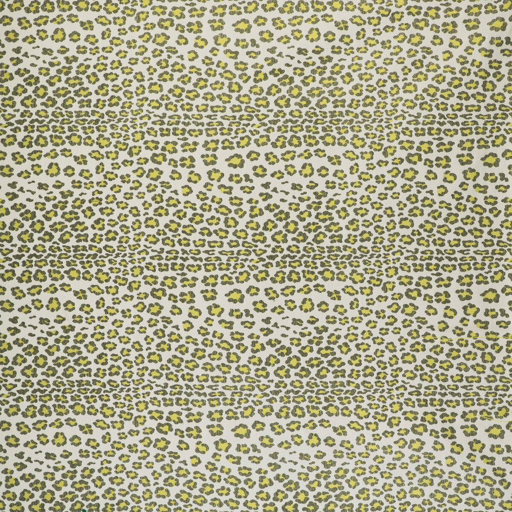 Leopardo Verde by Gaston Y Daniela Designer Fabric GASTON LIBRERIA POLYOLEFIN FR - 72%;POLYESTER FR - 28% Spain HEAVY Horizontal: 27.58 and Vertical: 27.58 55 - Swanky Fabrics -