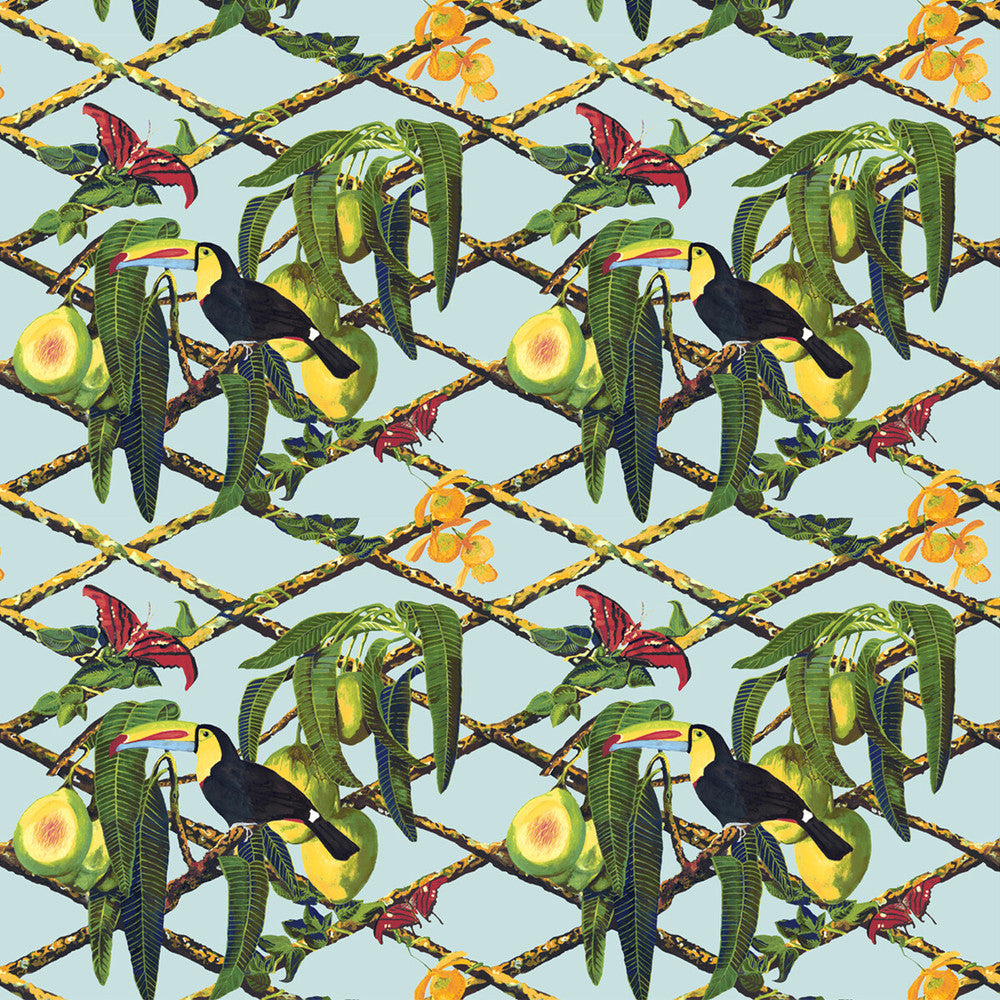 Tucan Original by Gaston Y Daniela Fabric Gaston Y Daniela Fabric Tucan OriginalFabric GASTON LIBRERIA COTTON - 100% Italy </p><p>Repeat: H: 25.61, V: 25.21 52 - Fabric Carolina -