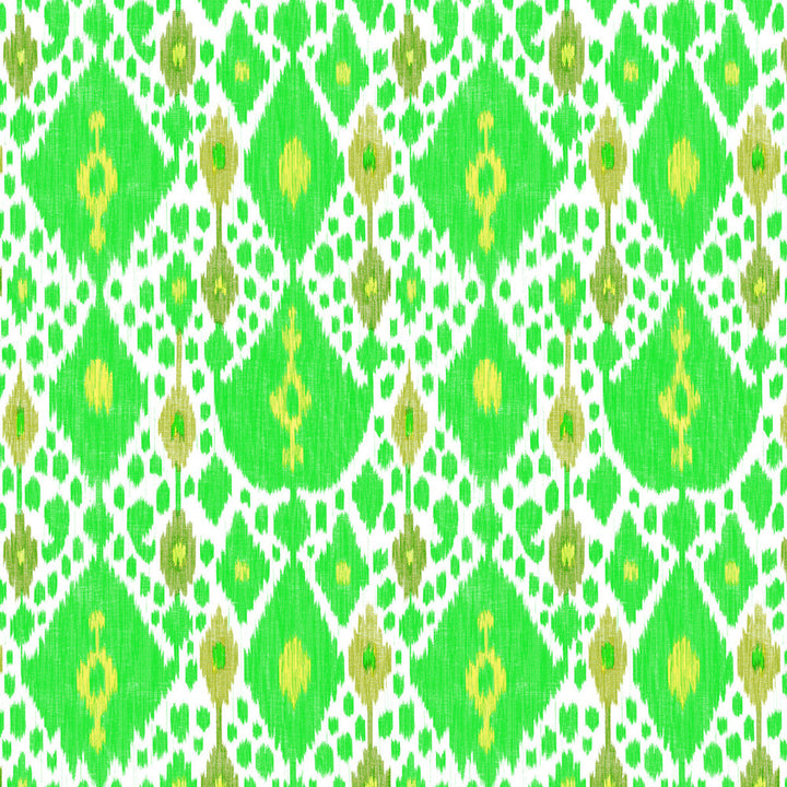 Ikat Verde by Gaston Y Daniela Fabric Gaston Y Daniela Fabric Ikat VerdeFabric GASTON LIBRERIA VISCOSE - 80%;LINEN - 20% Italy </p><p>Repeat: H: 25.8, V: 35.26 52 - Fabric Carolina -