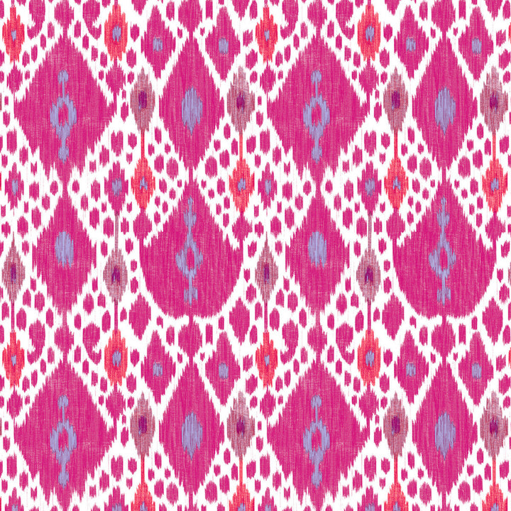 Ikat Rojo by Gaston Y Daniela Designer Fabric GASTON LIBRERIA VISCOSE - 80%;LINEN - 20% Italy HEAVY Horizontal: 25.8 and Vertical: 35.26 52 - Swanky Fabrics -