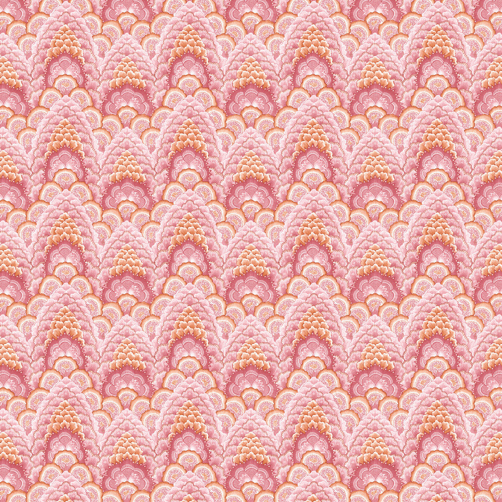 Ganges Rosa/Naranja by Gaston Y Daniela Fabric Gaston Y Daniela Fabric Ganges Rosa/NaranjaFabric GASTON LIBRERIA LINEN - 91%;POLYAMIDE - 9% Italy </p><p>Repeat: H: 12.8, V: 9.45 52 - Fabric Carolina -