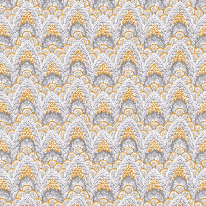Ganges Ocre by Gaston Y Daniela Designer Fabric GASTON LIBRERIA LINEN - 91%;POLYAMIDE - 9% Italy HEAVY Horizontal: 12.8 and Vertical: 9.45 52 - Swanky Fabrics -