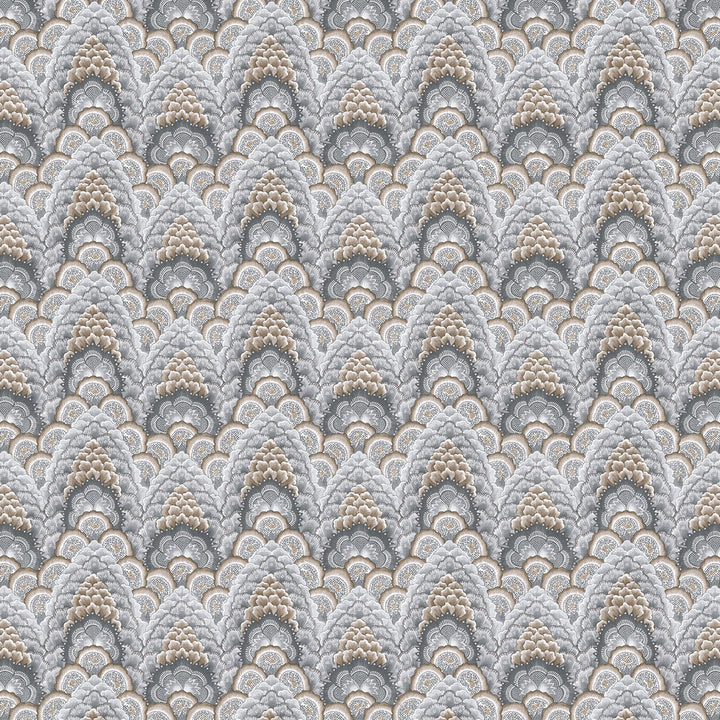 Ganges Tabaco/Gris by Gaston Y Daniela Designer Fabric GASTON LIBRERIA LINEN - 91%;POLYAMIDE - 9% Italy HEAVY Horizontal: 12.8 and Vertical: 9.45 52 - Swanky Fabrics -