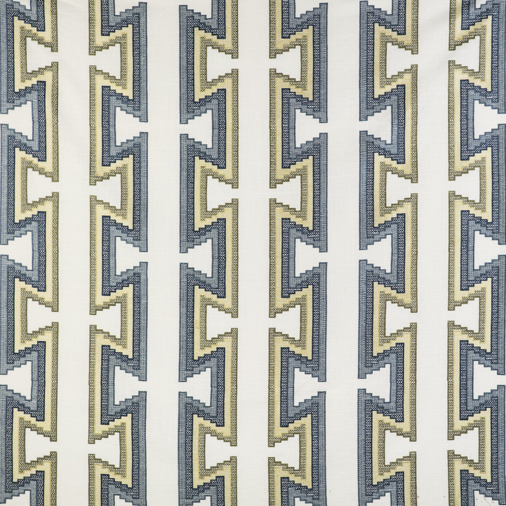 Trazo Azul/Lima by Gaston Y Daniela Fabric Gaston Y Daniela Fabric Trazo Azul/LimaFabric GASTON LIBRERIA COTTON - 25%;LINEN - 25%;POLYESTER - 25%;VISCOSE - 25% India </p><p>Repeat: H: 13.19, V: 18.39 53.15 - Fabric Carolina -